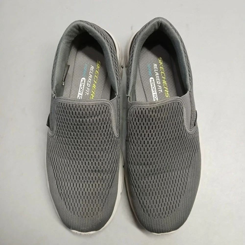 Skechers Equalizer 4.0 Sneakers Mens Size 10 Gray Relaxed Fit Memory Foam 232016